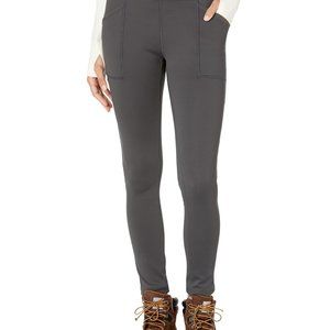 Carhartt Women's Force Fitted Heavyweight Lined Leggings, Oyster Gray - XS